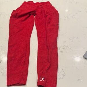 Bombshell Sportswear Red Leggings